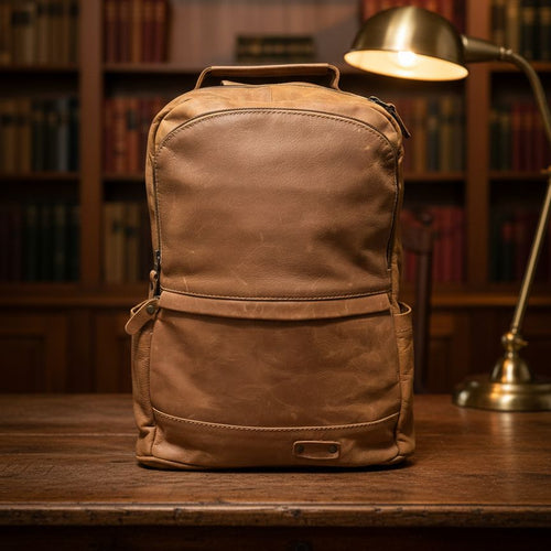 100% Genuine Leather Backpack